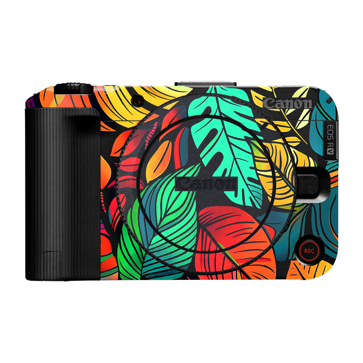 Tropical Jungle Leaves Canon EOS R50V Camera Skin