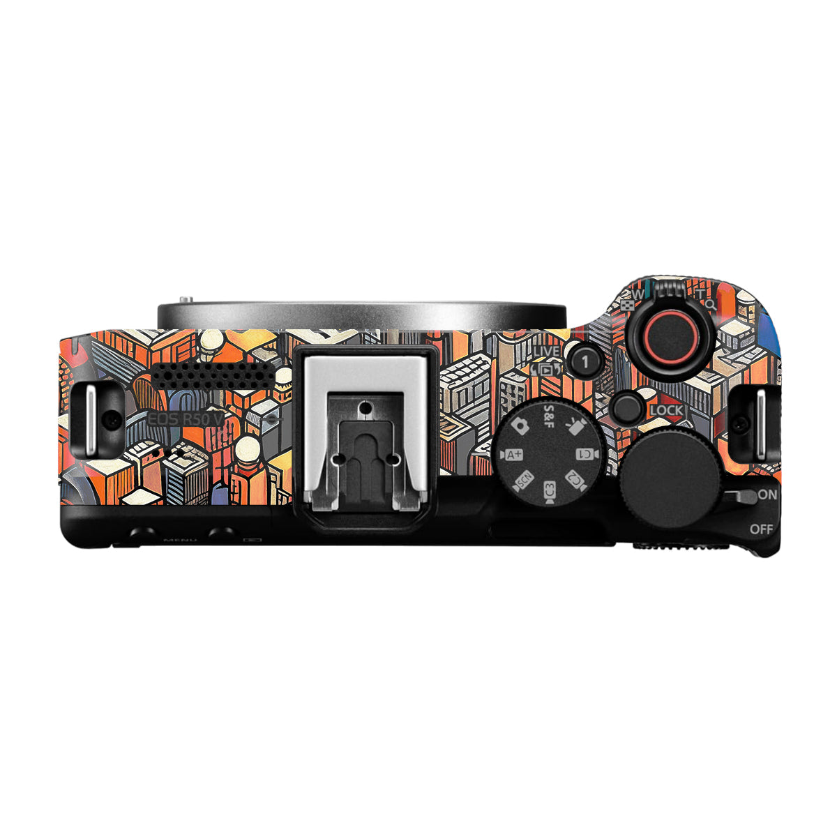 Isometric Cityscape Canon EOS R50V Camera Skin