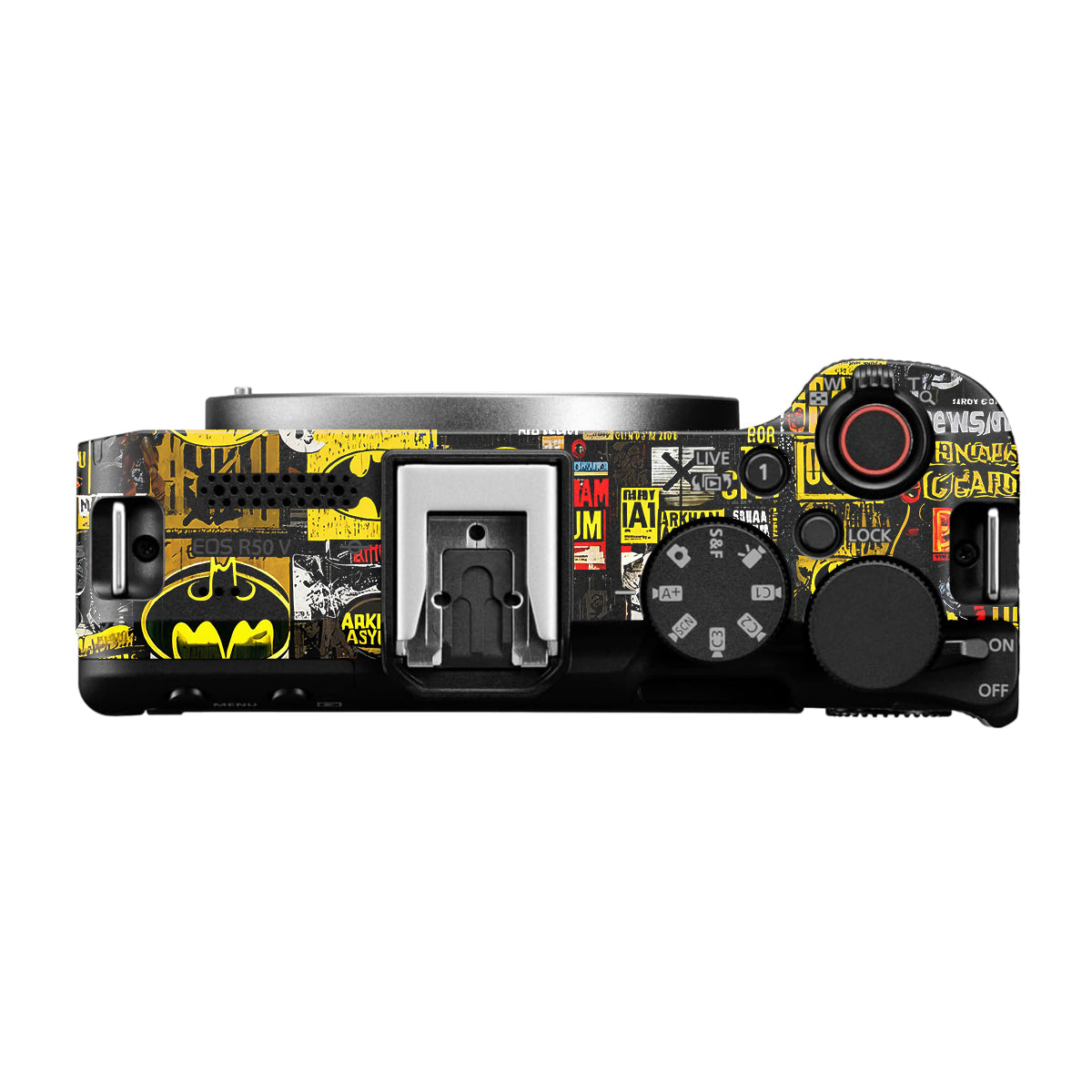 Batman Collage Canon EOS R50V Camera Skin