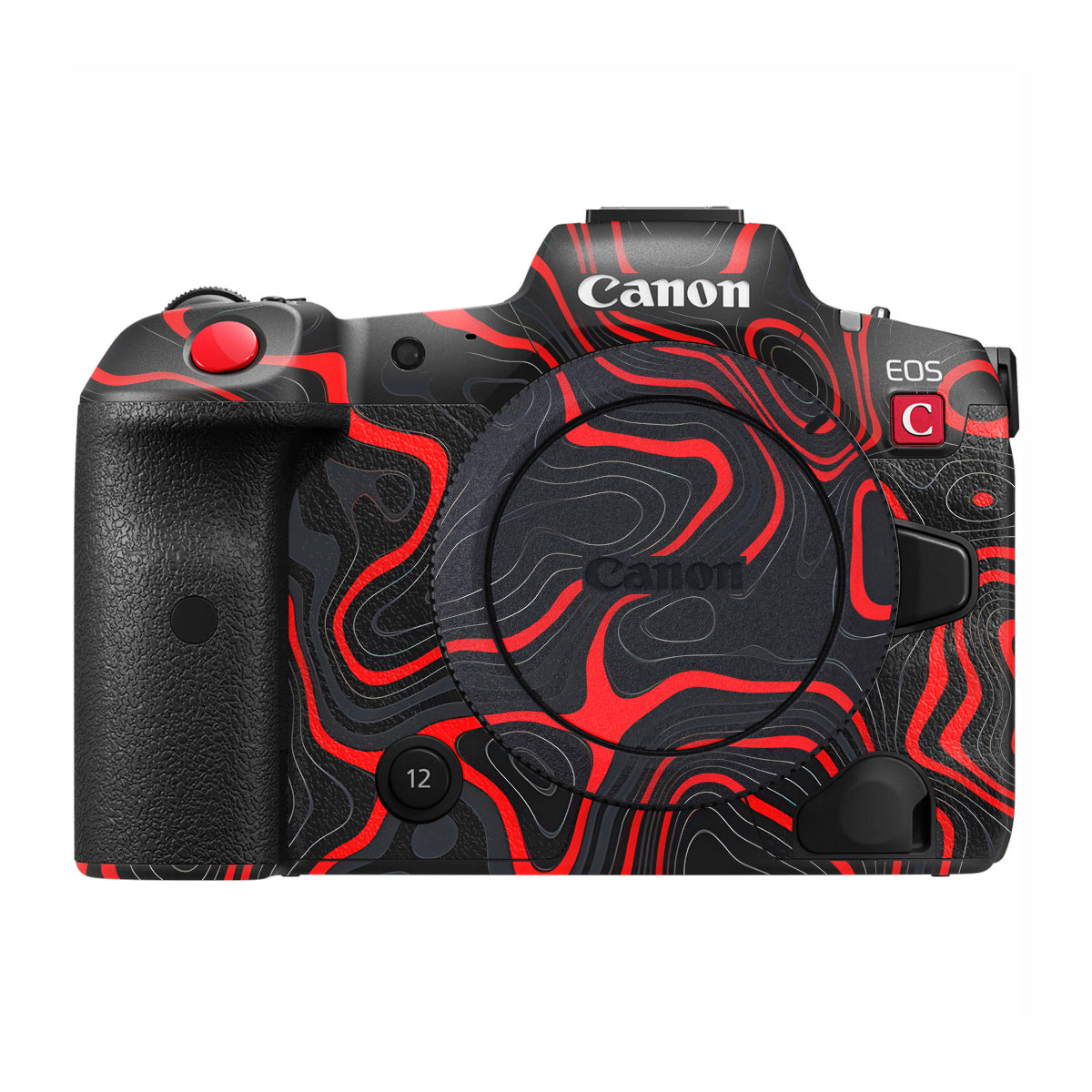 Crimson Waves Canon EOS R5 C Camera Skin