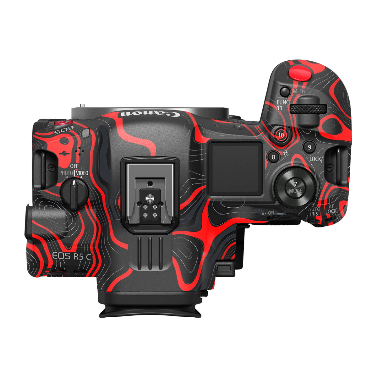 Crimson Waves Canon EOS R5 C Camera Skin
