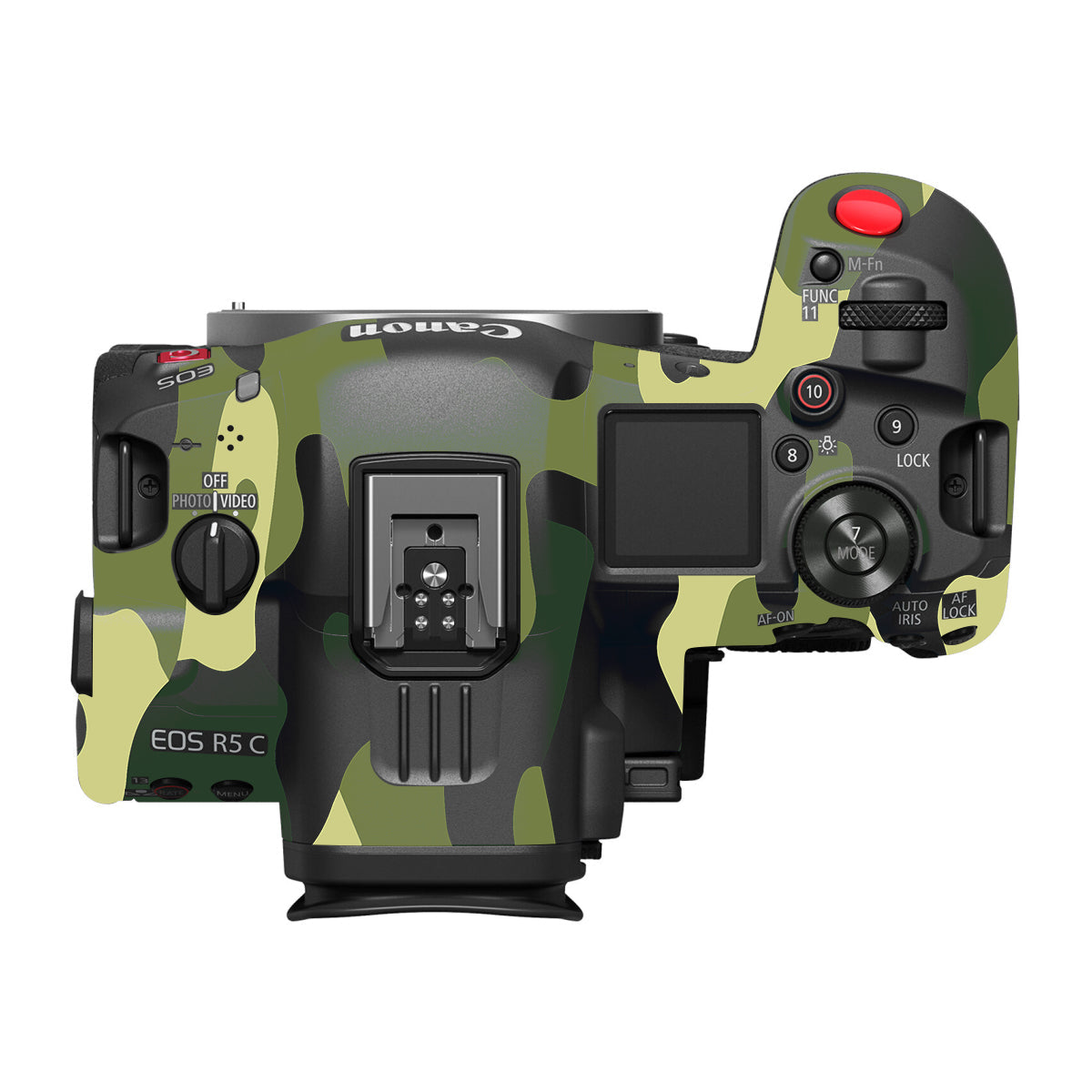 Forest Green Camo Canon EOS R5 C Camera Skin