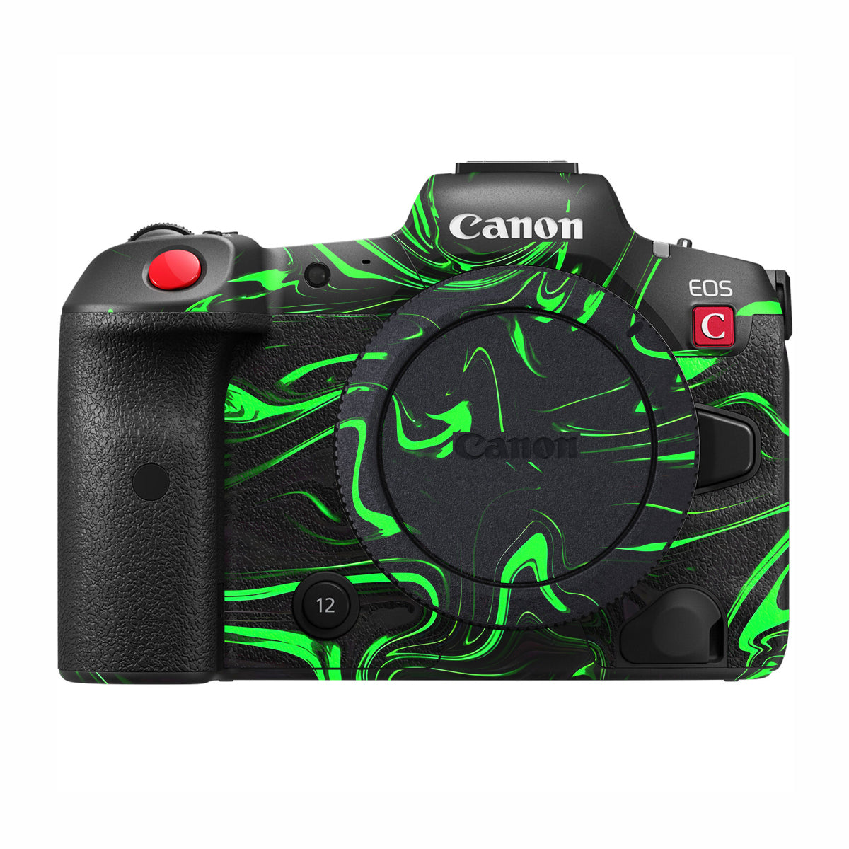 Green Liquid Pattern Canon EOS R5 C Camera Skin
