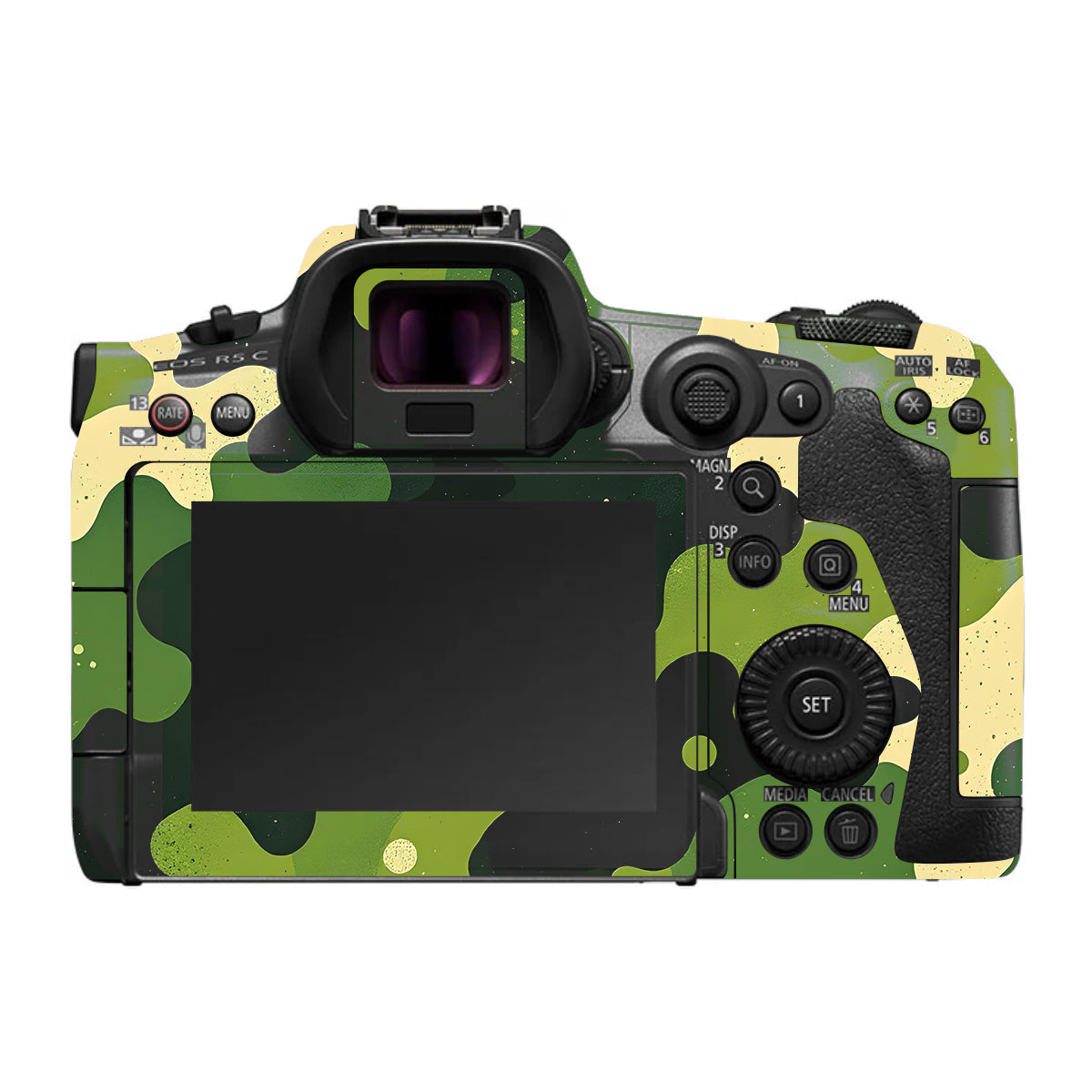 Camouflage Pattern Canon EOS R5 C Camera Skin