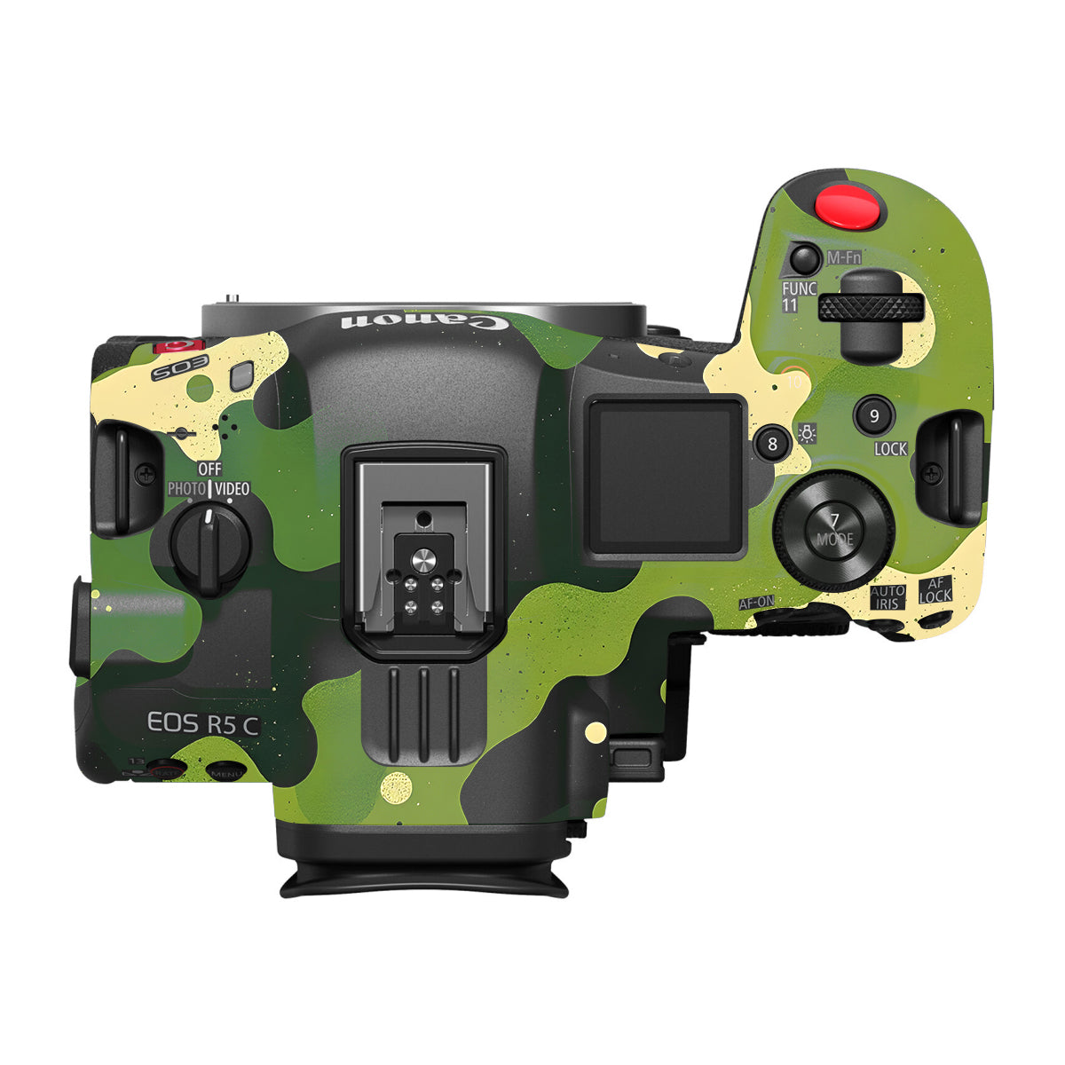 Camouflage Pattern Canon EOS R5 C Camera Skin