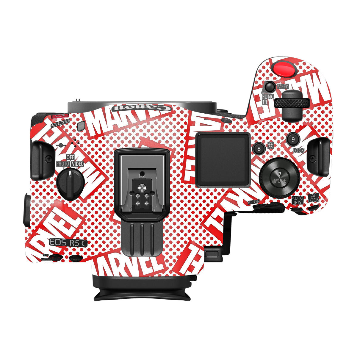 Marvel Comics Canon EOS R5 C Camera Skin