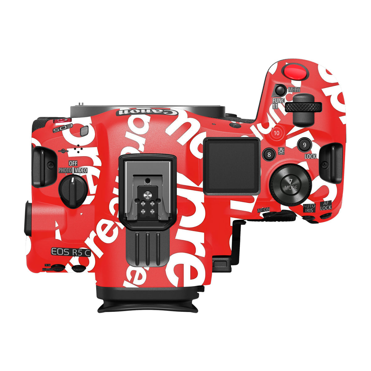 Supreme Red Canon EOS R5 C Camera Skin