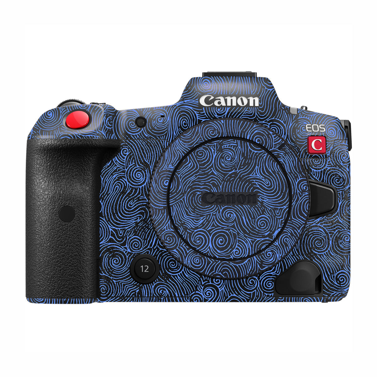 Blue Spirals Canon EOS R5 C Camera Skin