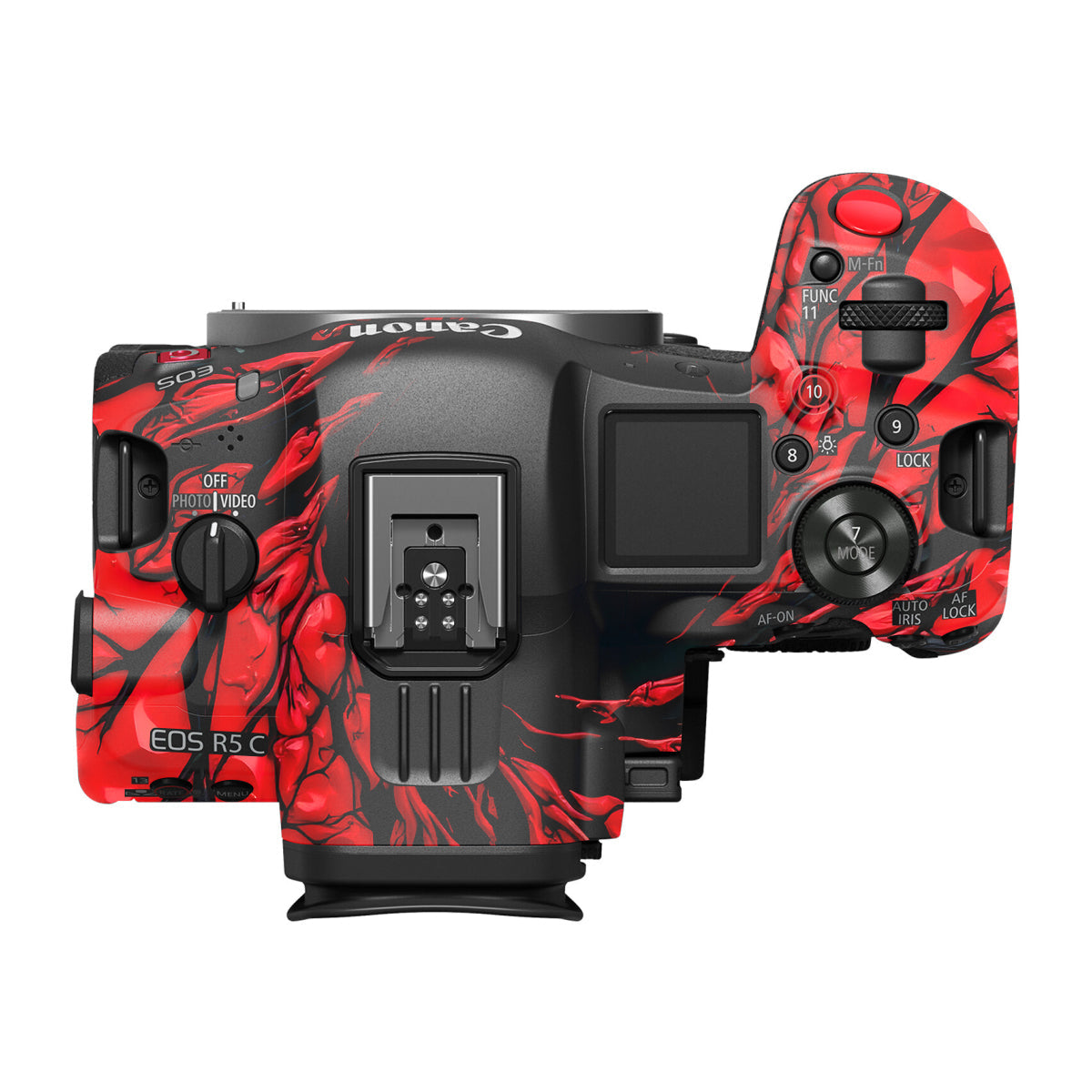 Venom Red Canon EOS R5 C Camera Skin
