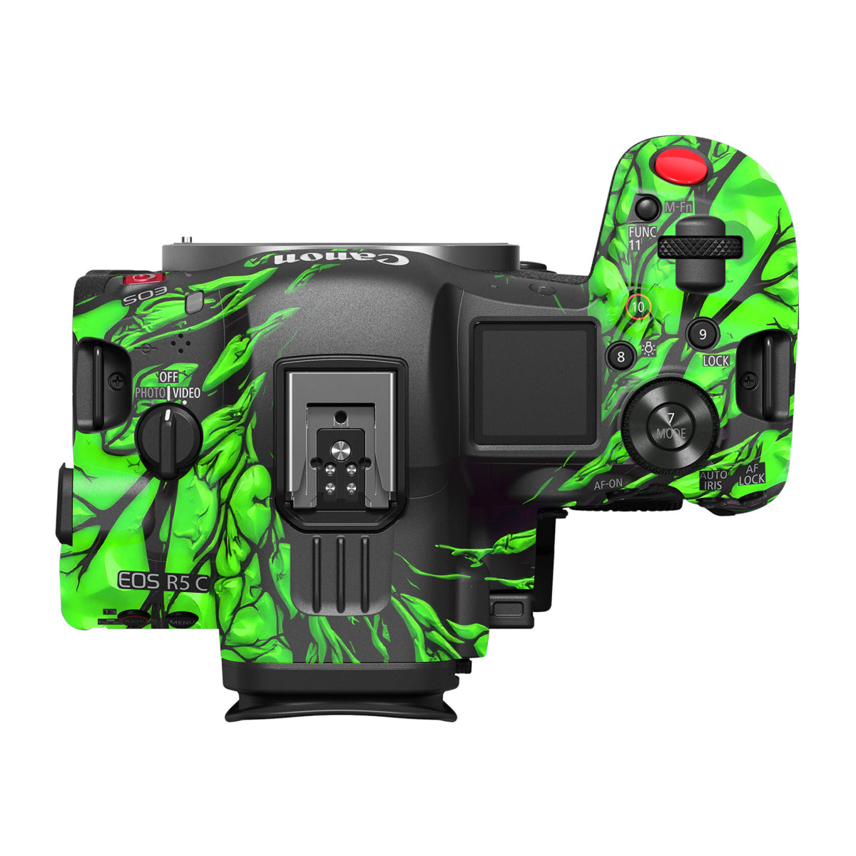 Venom Green Canon EOS R5 C Camera Skin