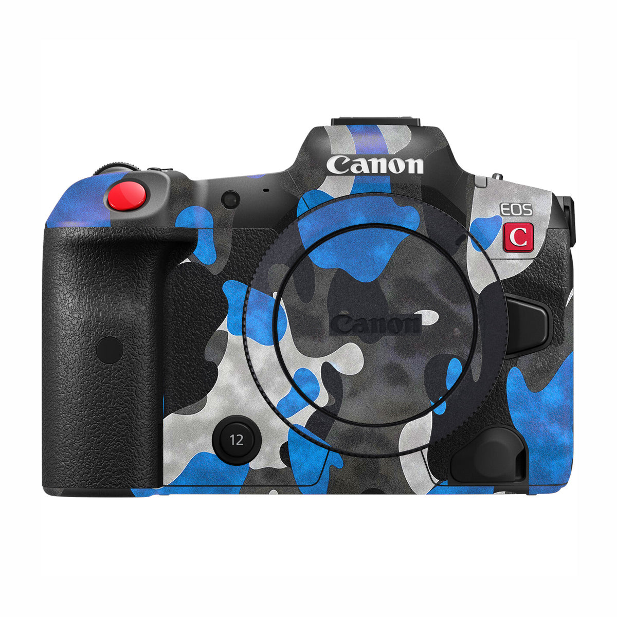 Blue Grey Camo Canon EOS R5 C Camera Skin