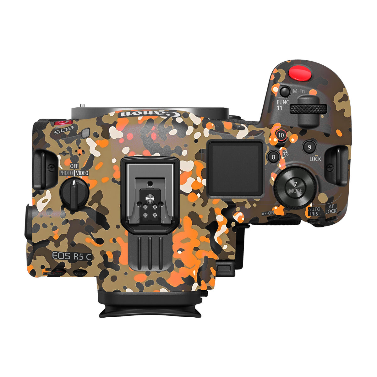 Orange Brown Spot  Canon EOS R5 C Camera Skin