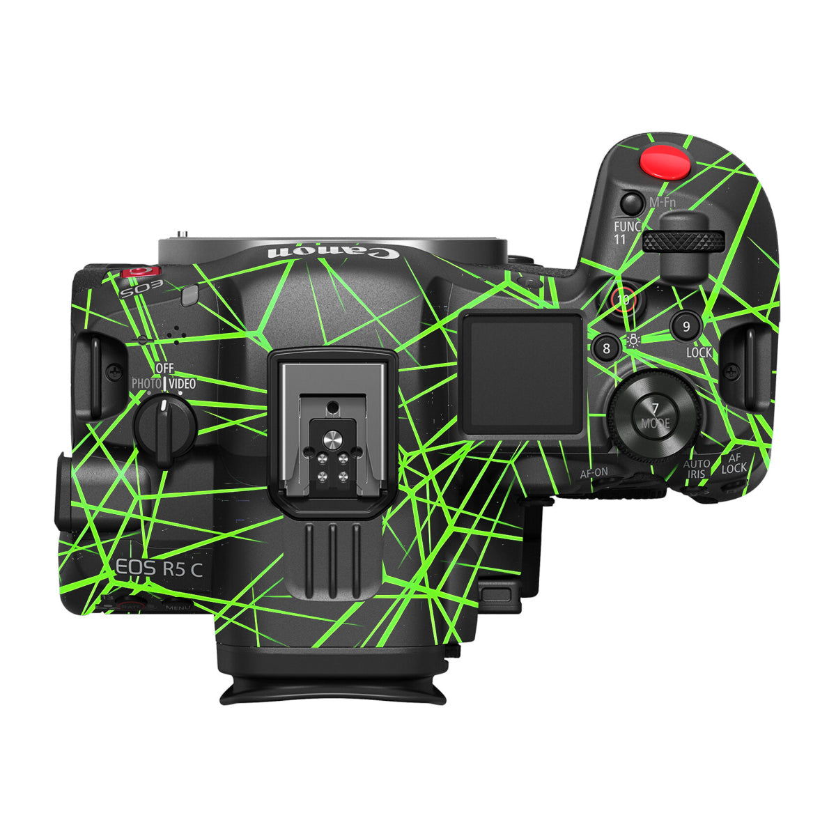 Neon Grid Canon EOS R5 C Camera Skin