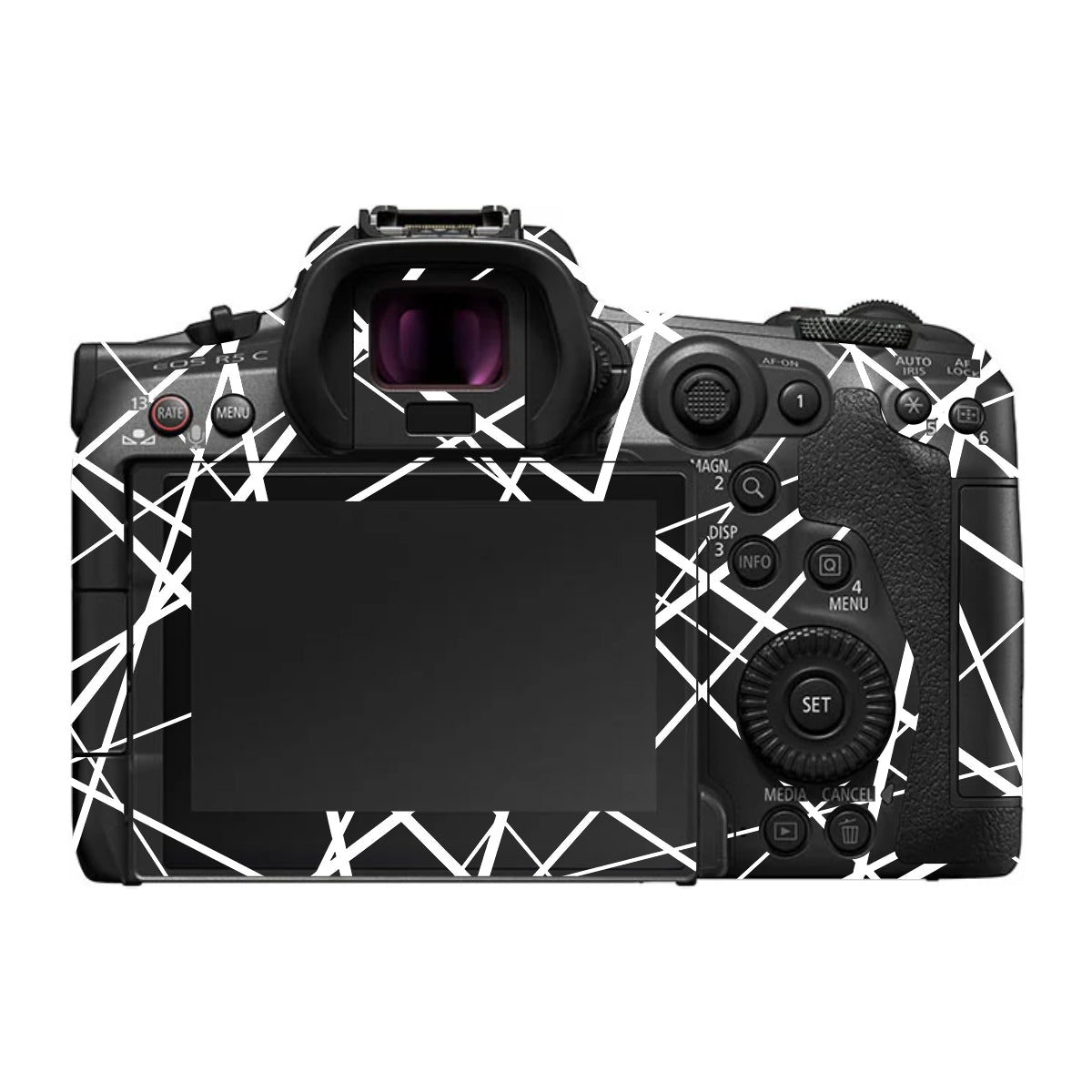 Mono Grid Canon EOS R5 C Camera Skin