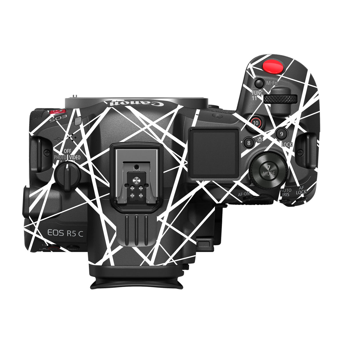 Mono Grid Canon EOS R5 C Camera Skin