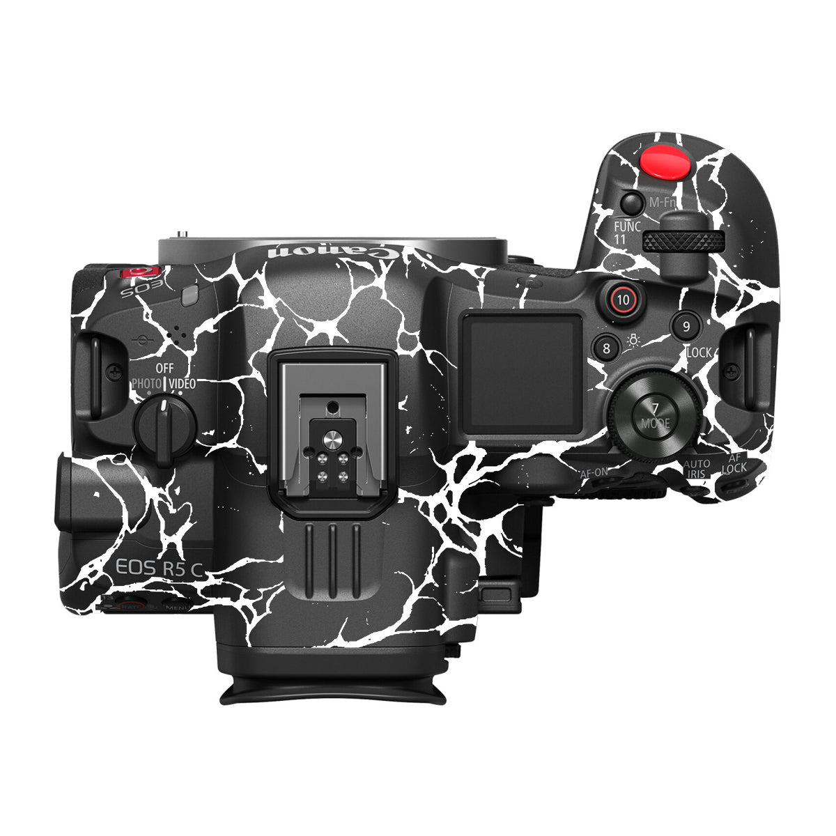 White Web Canon EOS R5 C Camera Skin