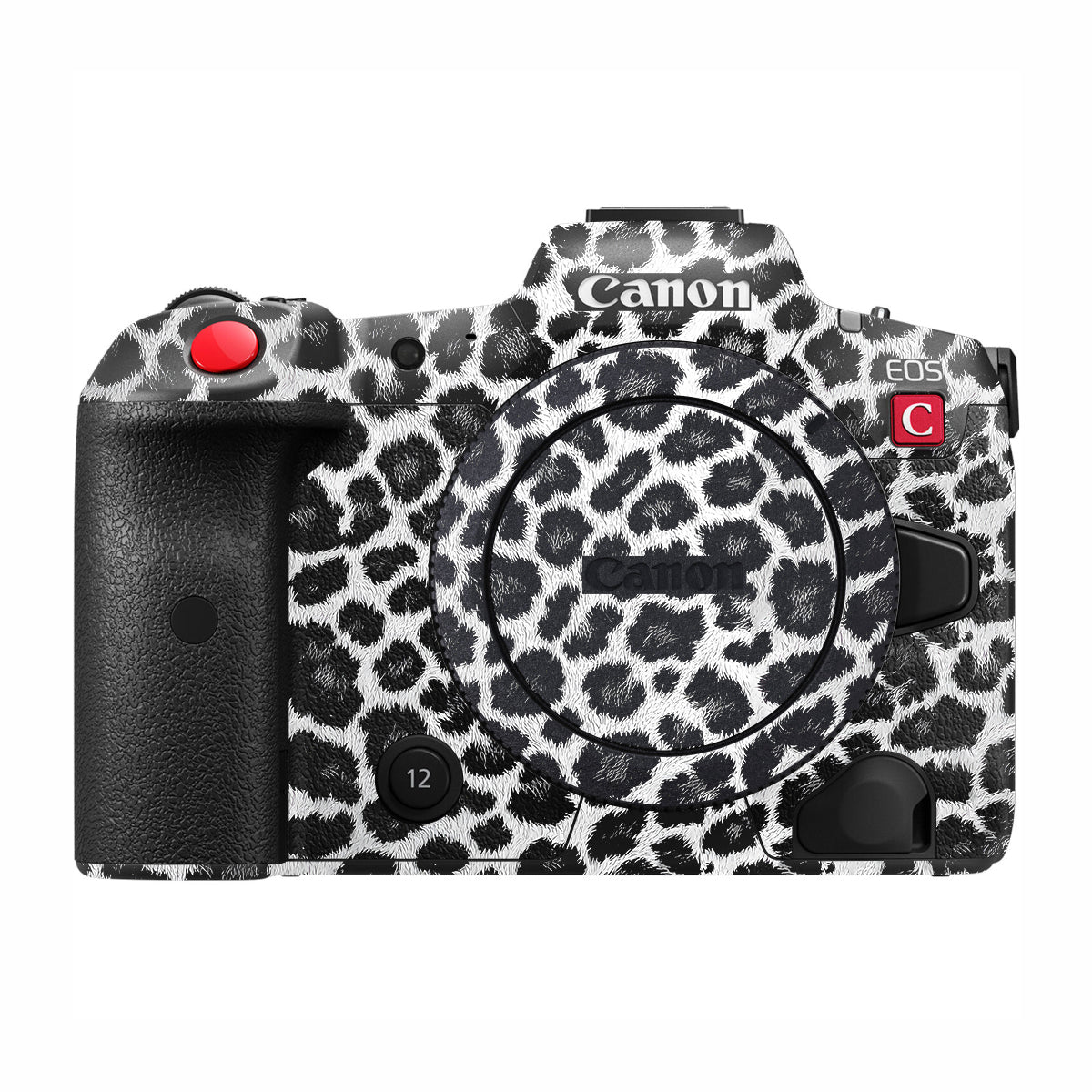 Snow Leopard Spots Canon EOS R5 C Camera Skin