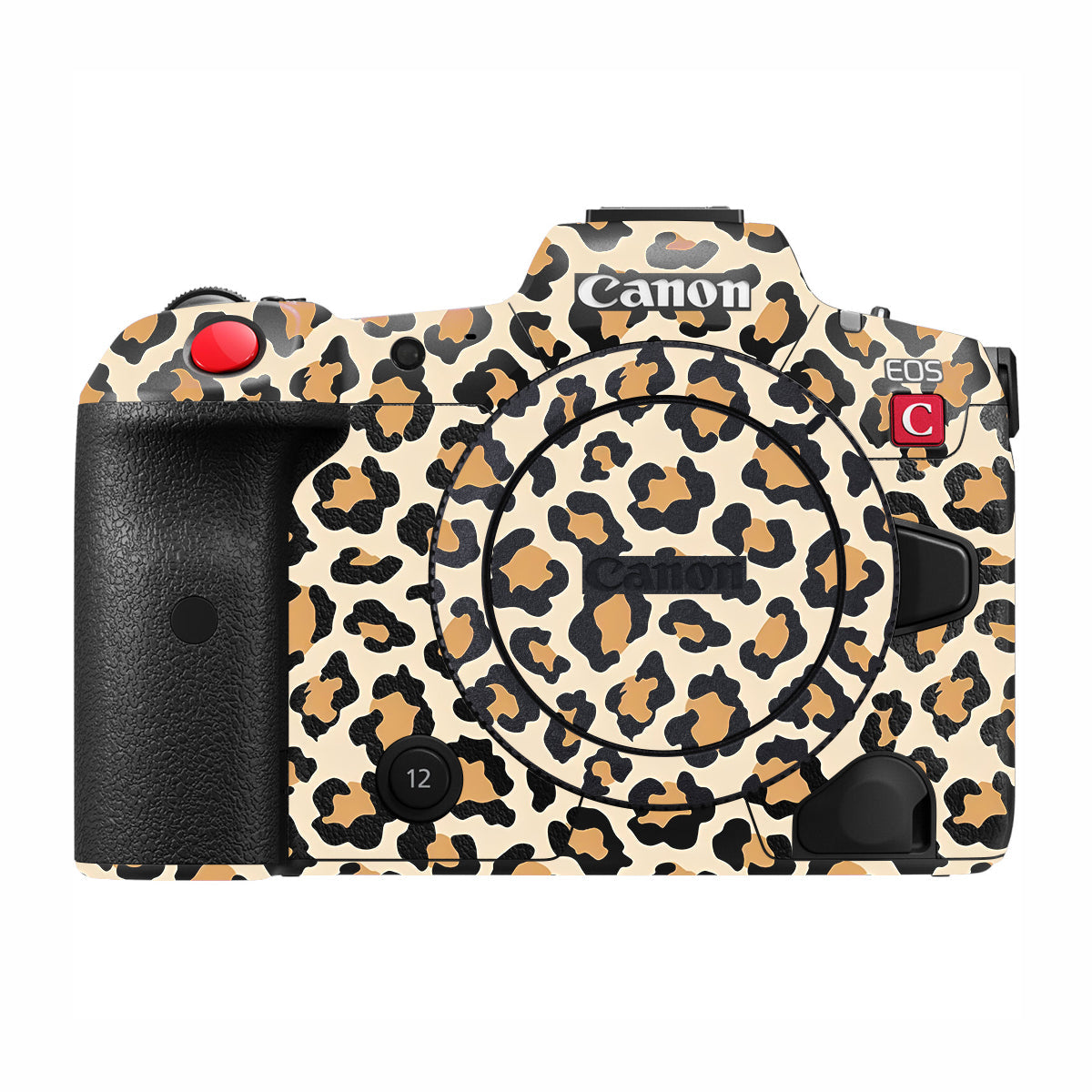 Sandy Leopard Spots Canon EOS R5 C Camera Skin