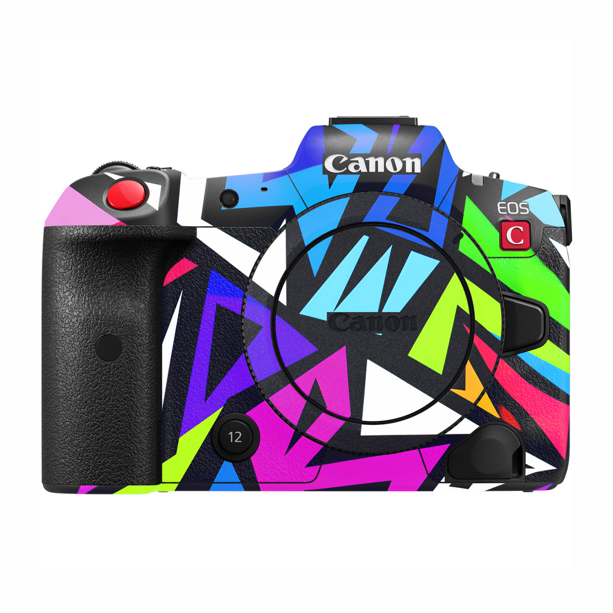 Bold Geometric Pop Canon EOS R5 C Camera Skin