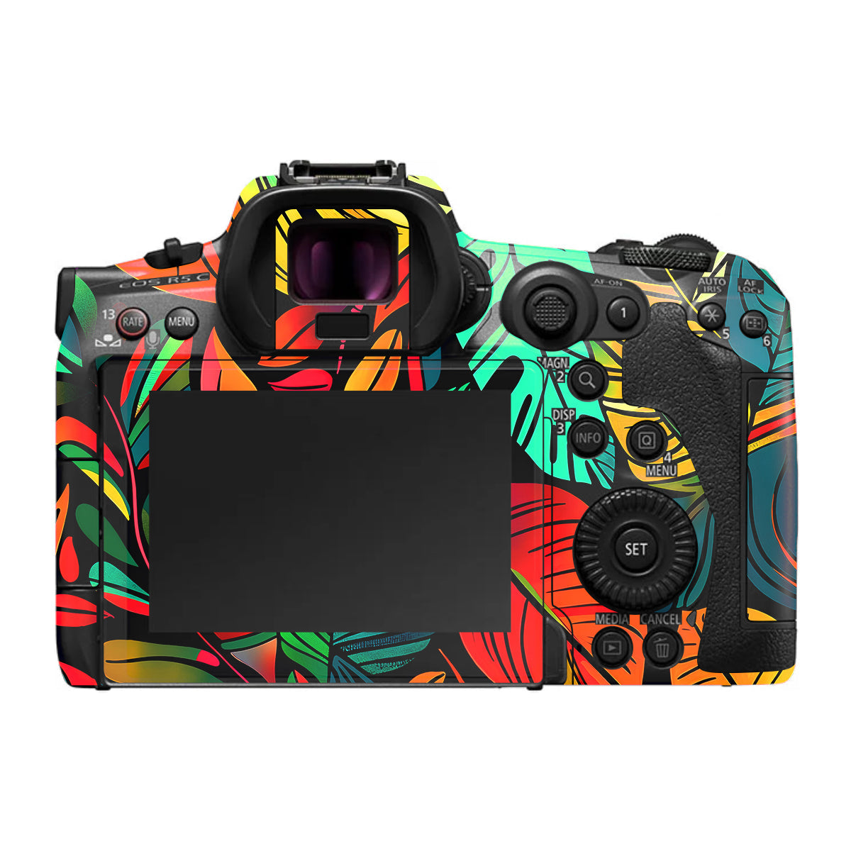 Tropical Jungle Leaves Canon EOS R5 C Camera Skin