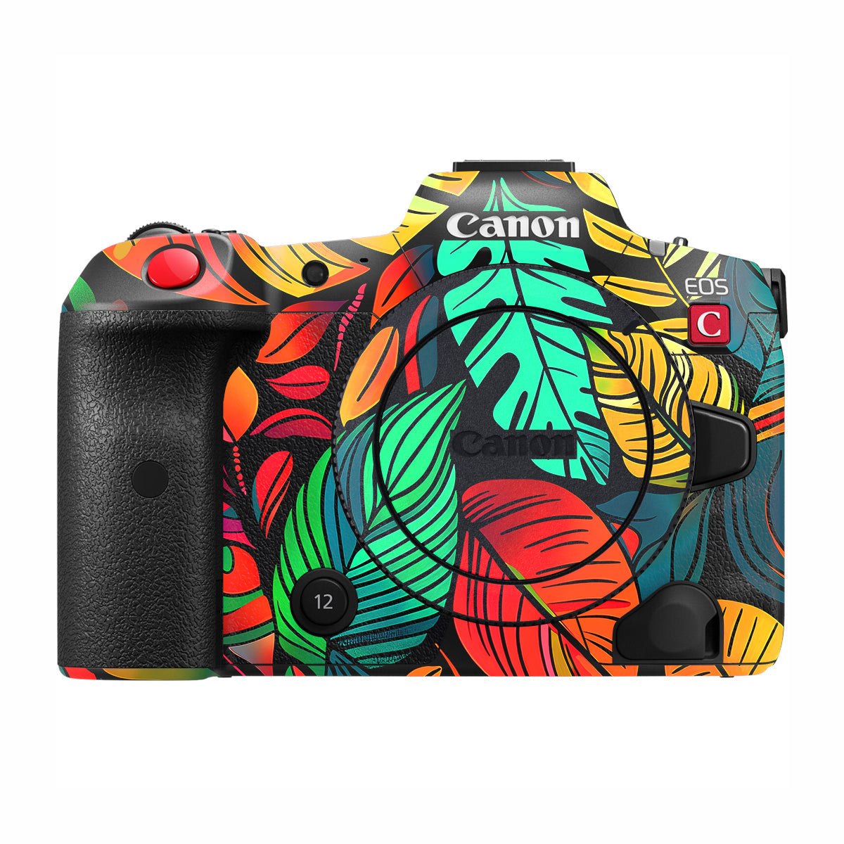 Tropical Jungle Leaves Canon EOS R5 C Camera Skin
