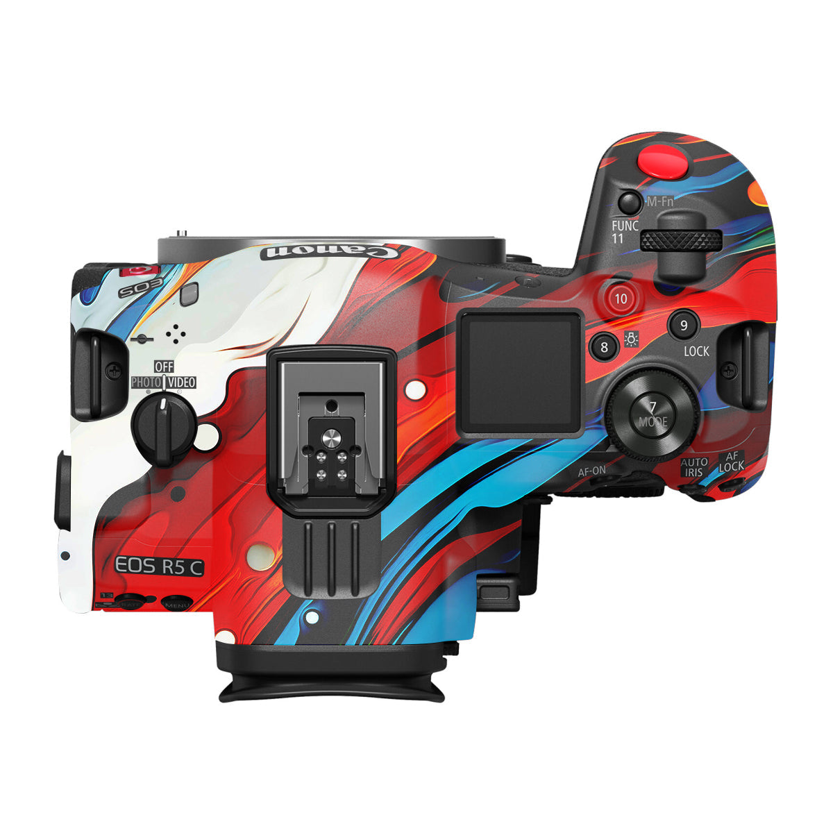 Fire & Ice Flow Canon EOS R5 C Camera Skin