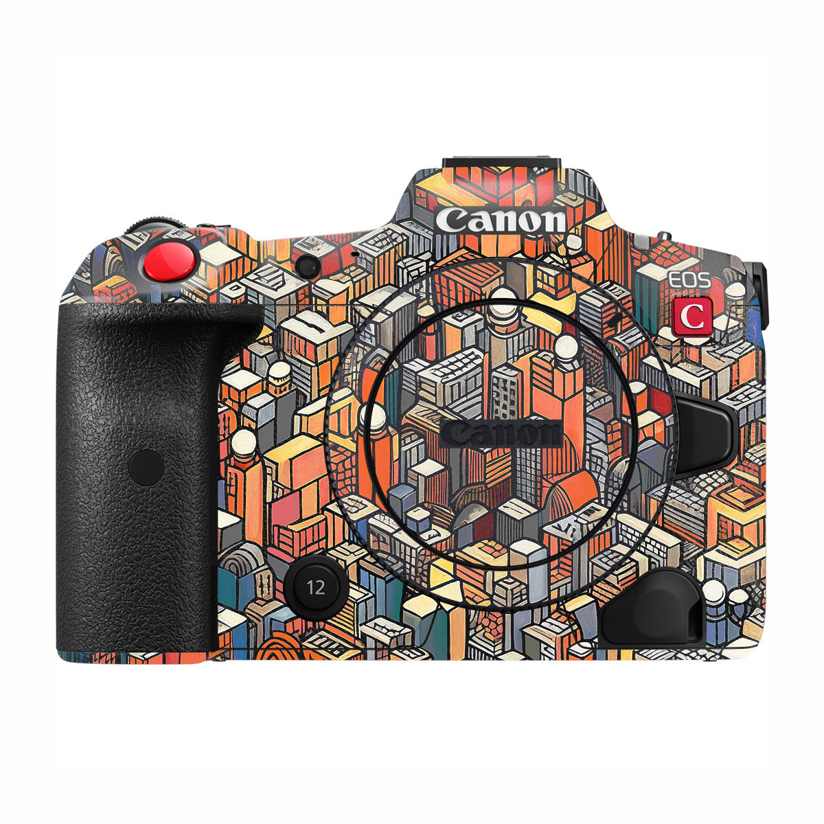 Isometric Cityscape Canon EOS R5 C Camera Skin