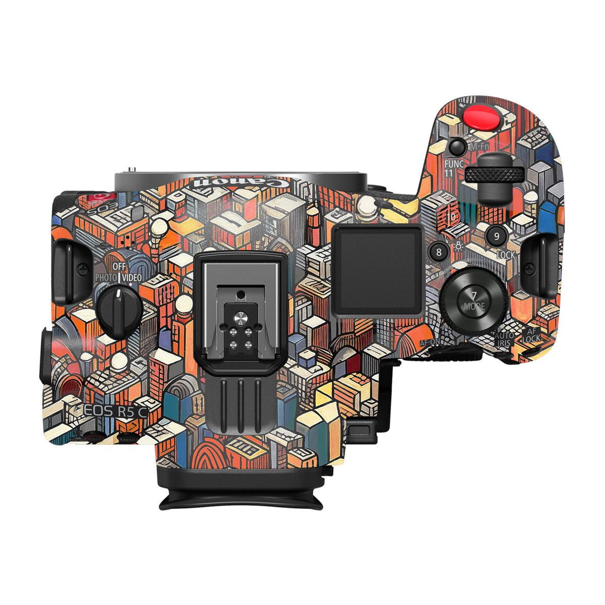 Isometric Cityscape Canon EOS R5 C Camera Skin