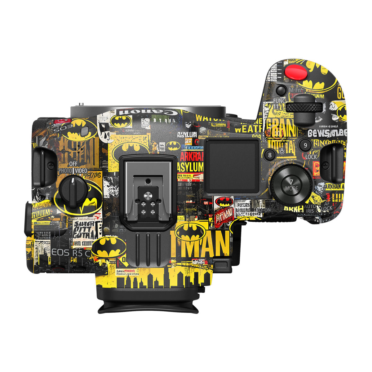 Batman Collage Canon EOS R5 C Camera Skin