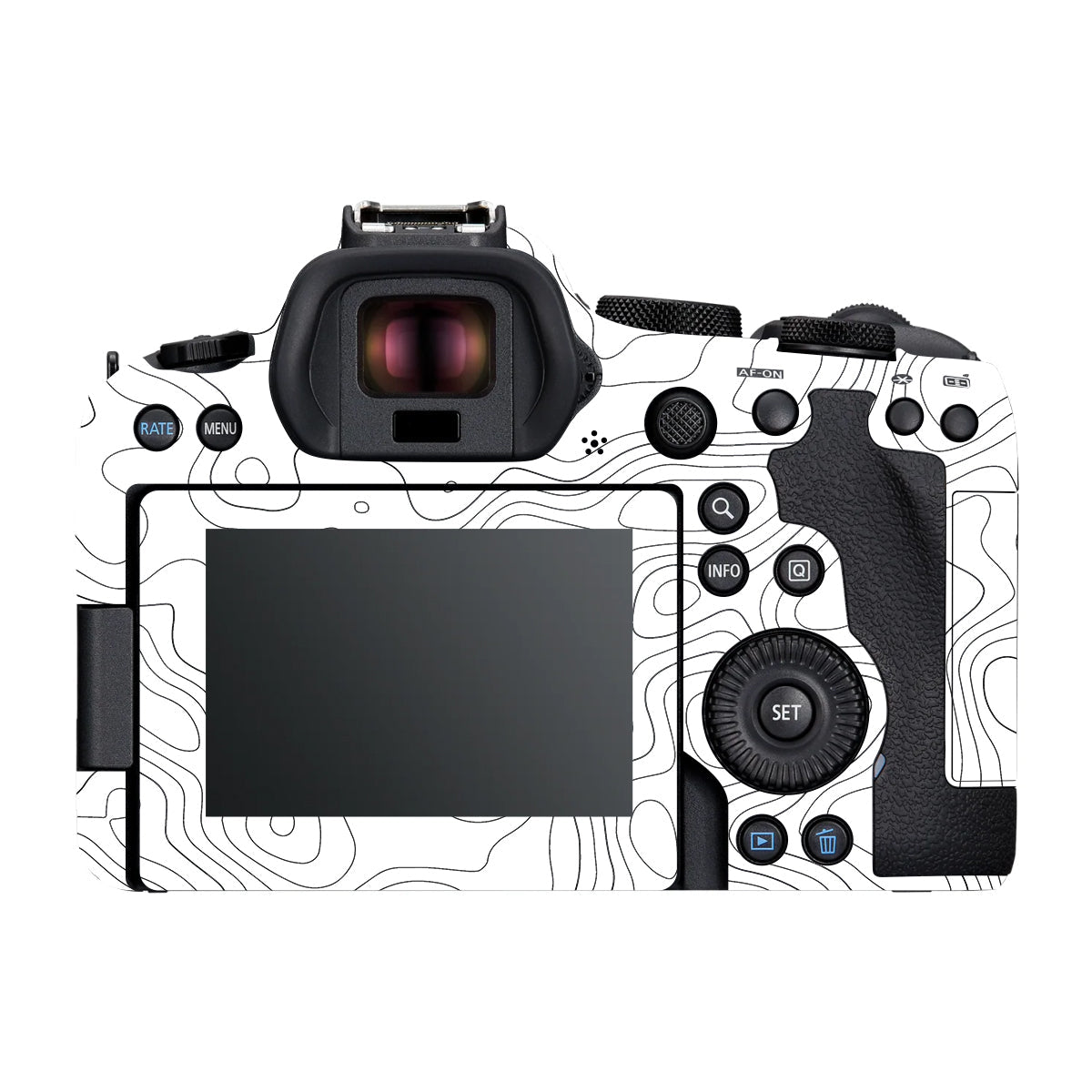 White Contour Design Canon R6 Mark III Camera Skin
