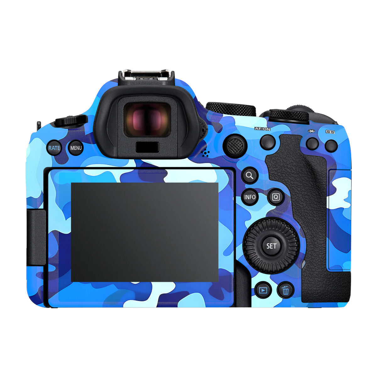 Arctic Blue Camo Pattern Canon R6 Mark III Camera Skin