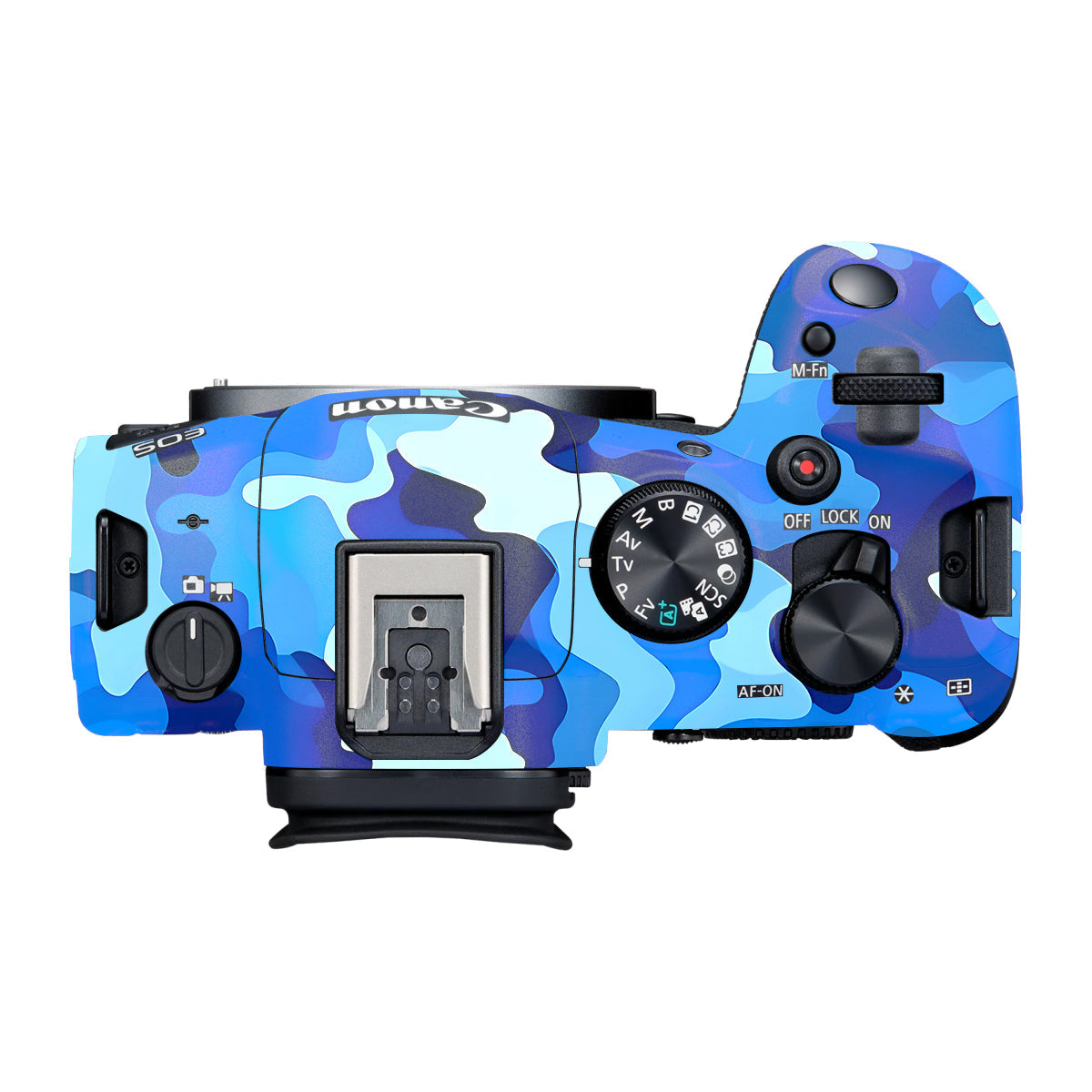 Arctic Blue Camo Pattern Canon R6 Mark III Camera Skin