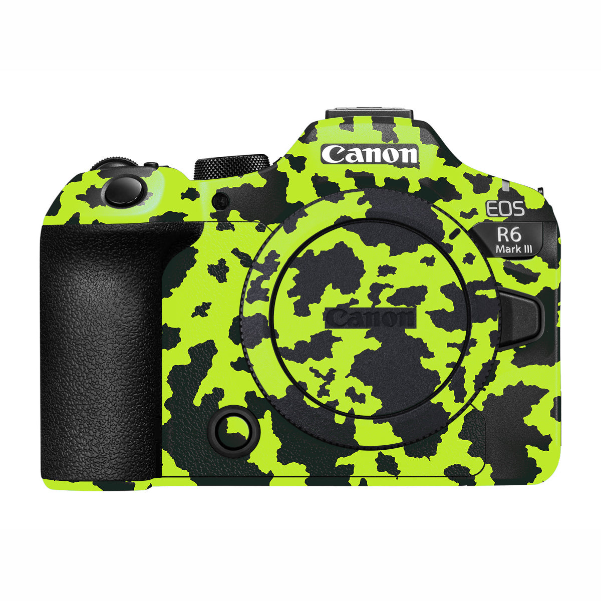 Neon Green Splatter Canon R6 Mark III Camera Skin