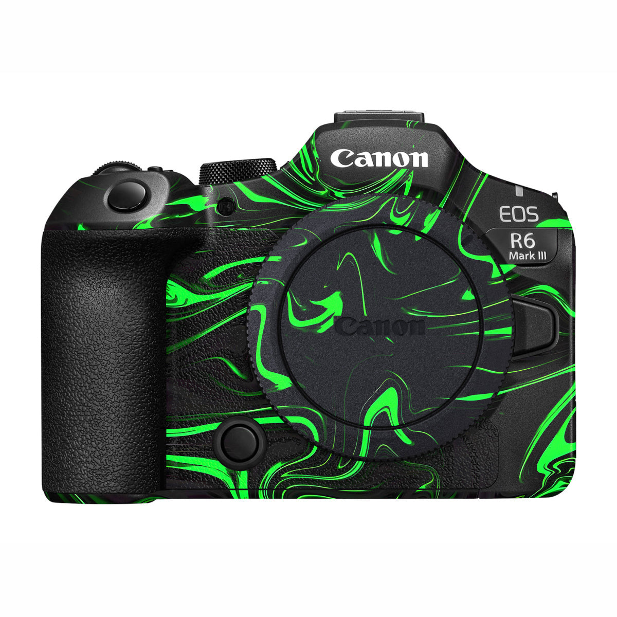 Green Liquid Pattern Canon R6 Mark III Camera Skin