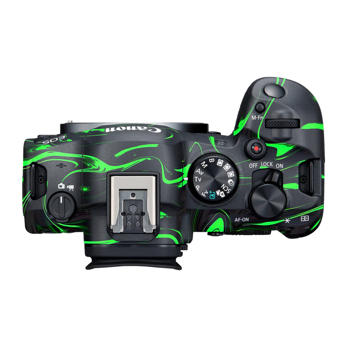 Green Liquid Pattern Canon R6 Mark III Camera Skin