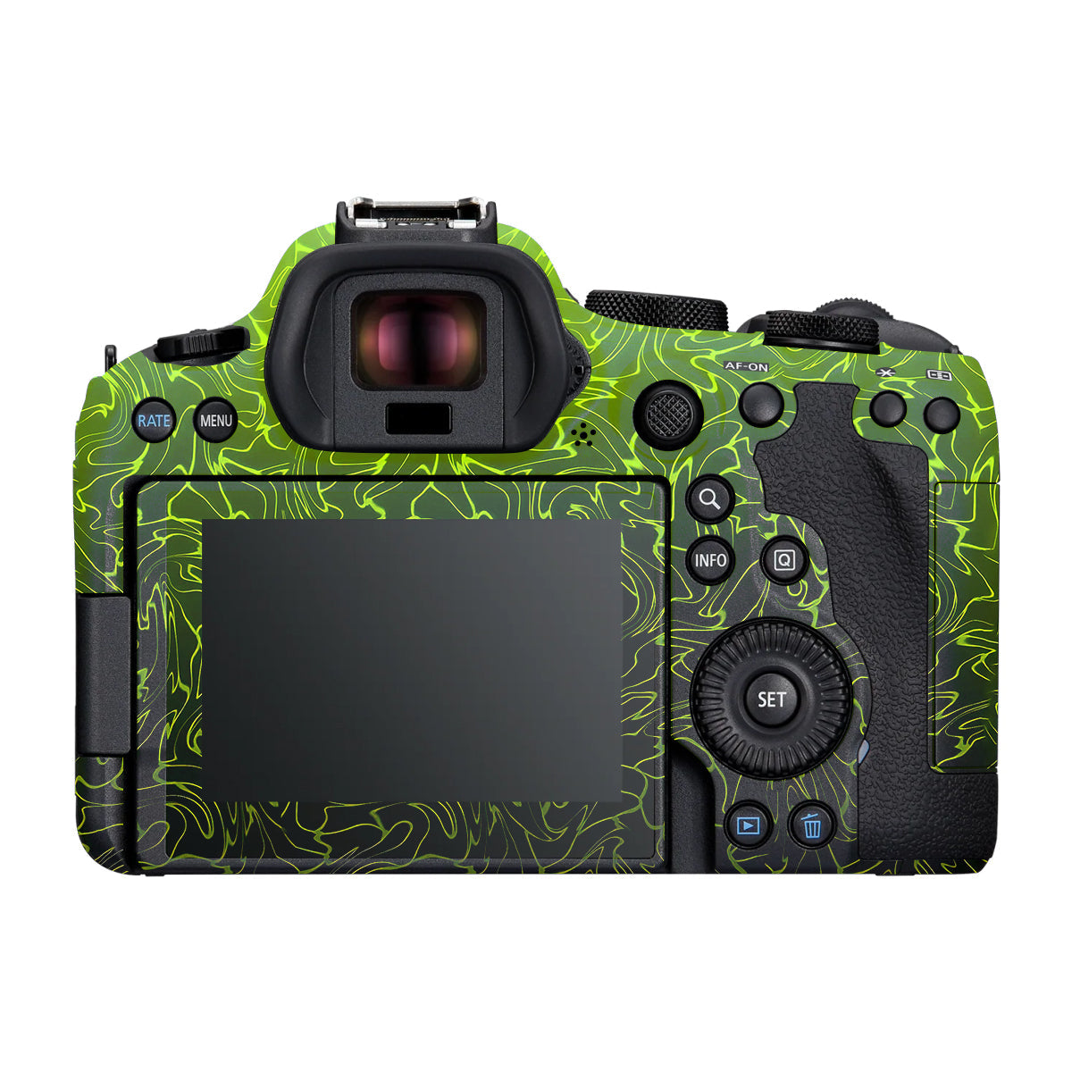 Lime Yellow to Black Gradient Canon R6 Mark III Camera Skin