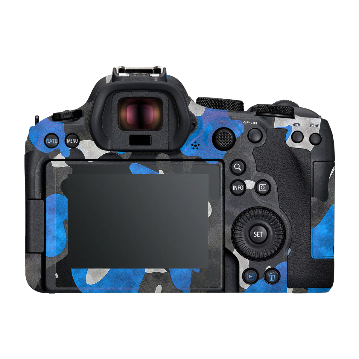 Blue Grey Camo Canon R6 Mark III Camera Skin