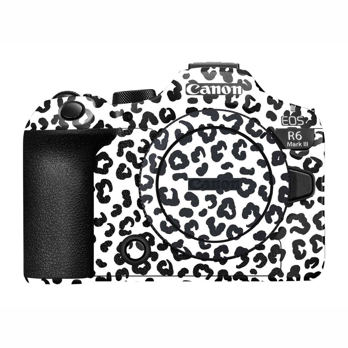 White Leopard Canon R6 Mark III Camera Skin
