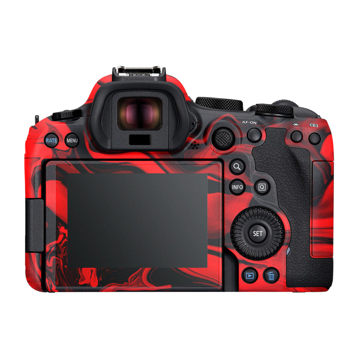 Red Lava Flow Canon R6 Mark III Camera Skin