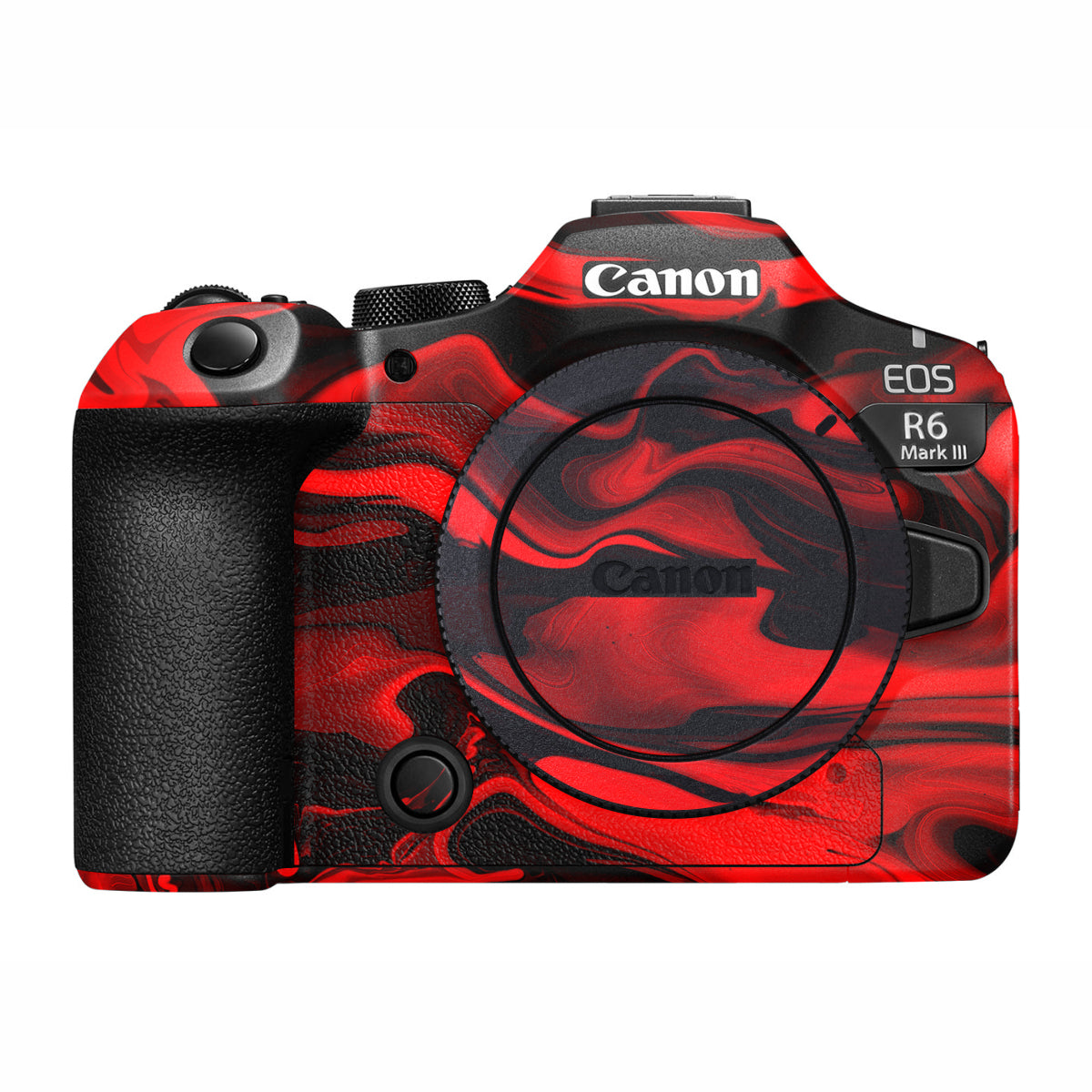 Red Lava Flow Canon R6 Mark III Camera Skin