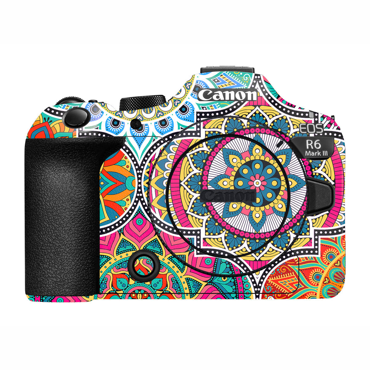 Boho Mandala Tile Pattern Canon R6 Mark III Camera Skin