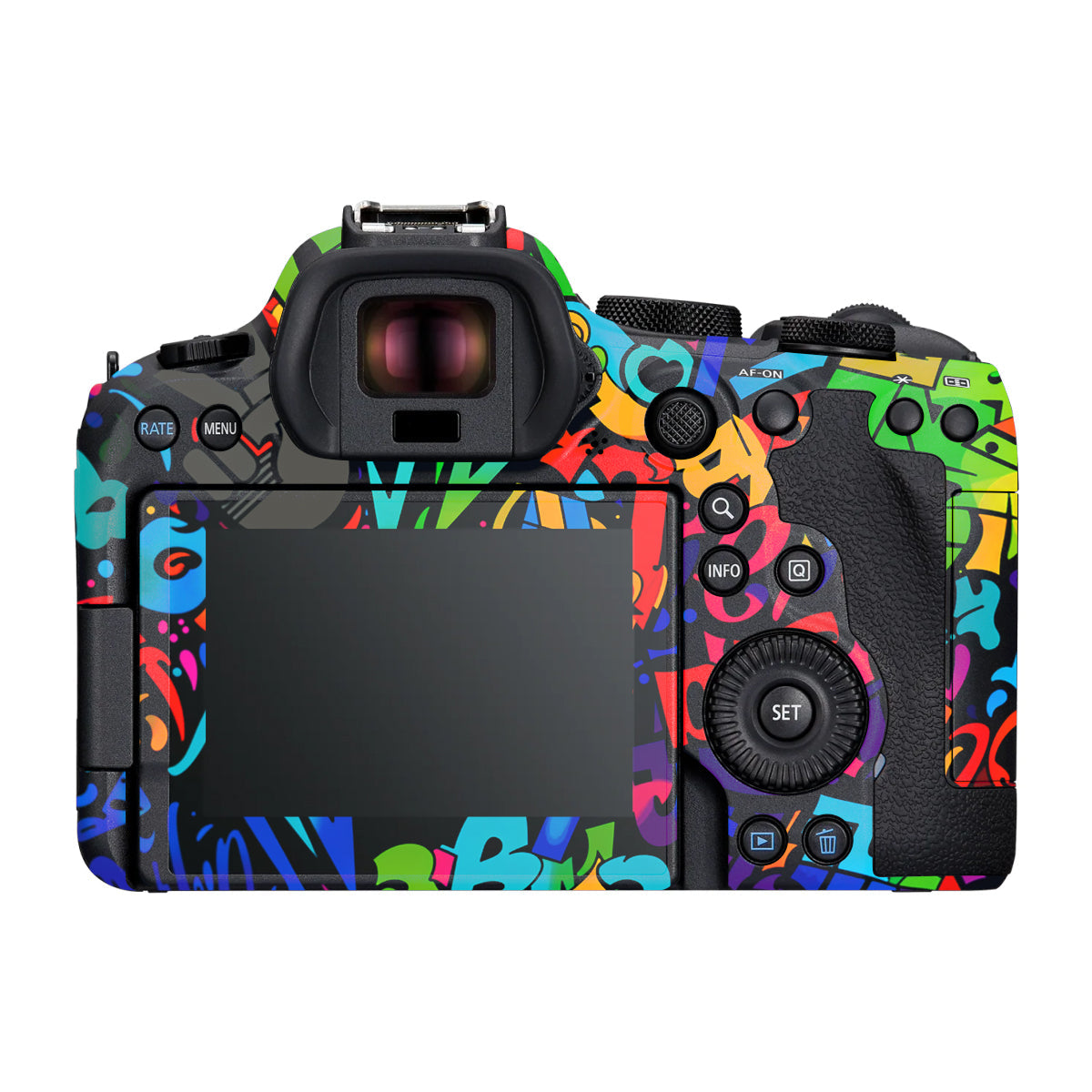 Colorful Urban Street Art Lettering Canon R6 Mark III Camera Skin