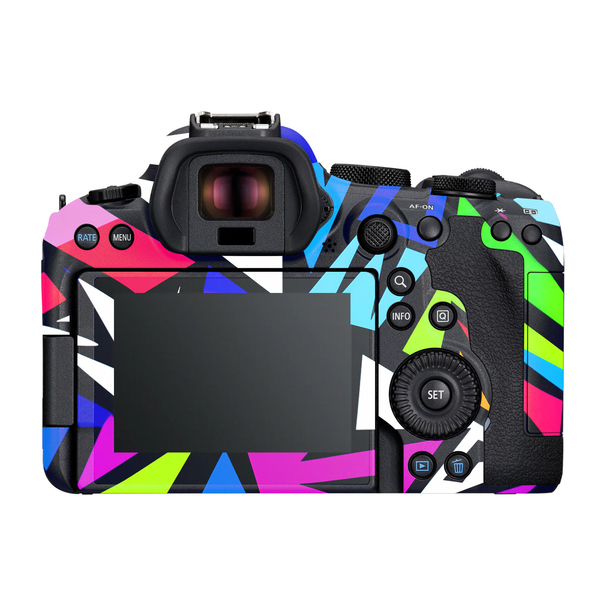 Bold Geometric Pop Canon R6 Mark III Camera Skin