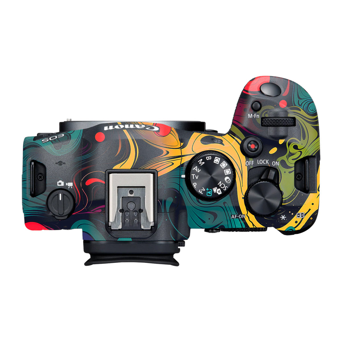 Psychedelic Color Swirl Canon R6 Mark III Camera Skin