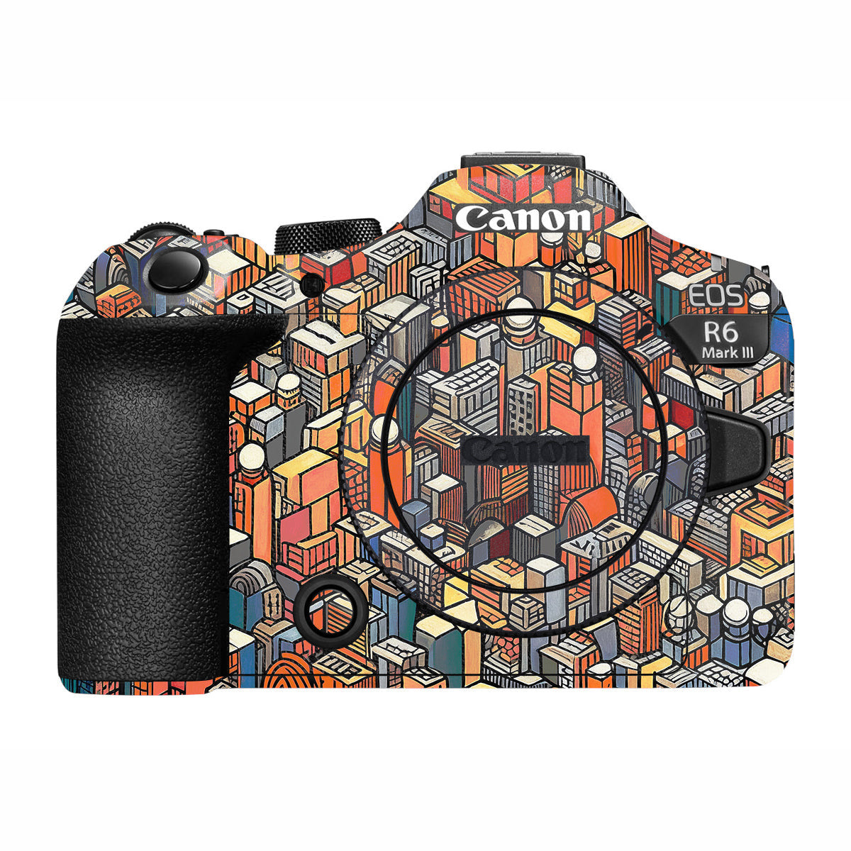 Isometric Cityscape Canon R6 Mark III Camera Skin