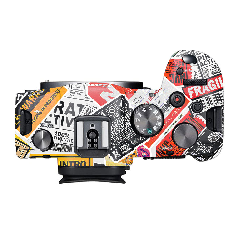 Tech Aesthetic Sticker Collage Canon EOS R6 Mark II Camera Skins