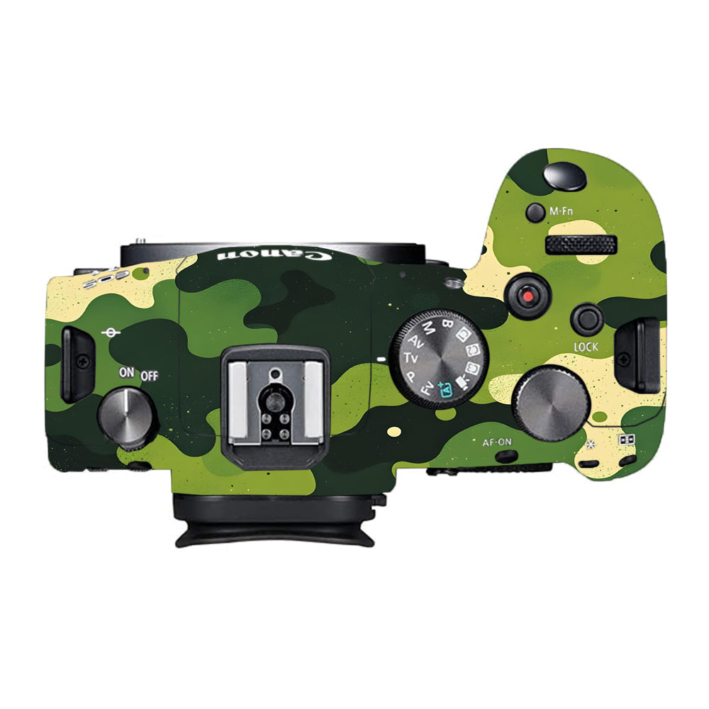 Camouflage Pattern Canon EOS R6 Mark I Camera Skins