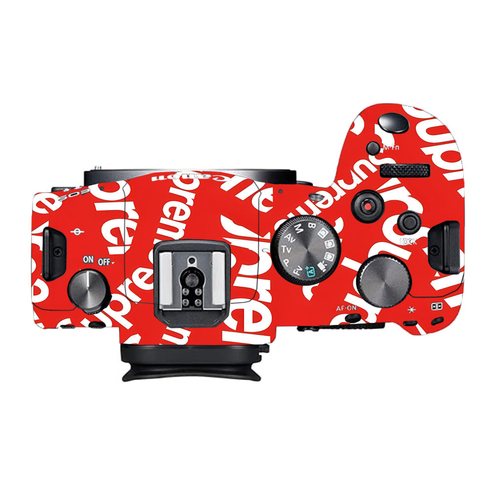 Supreme Red Canon EOS R6 Mark I Camera Skins