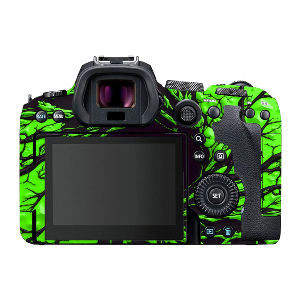 Venom Green Canon EOS R6 Mark I Camera Skins