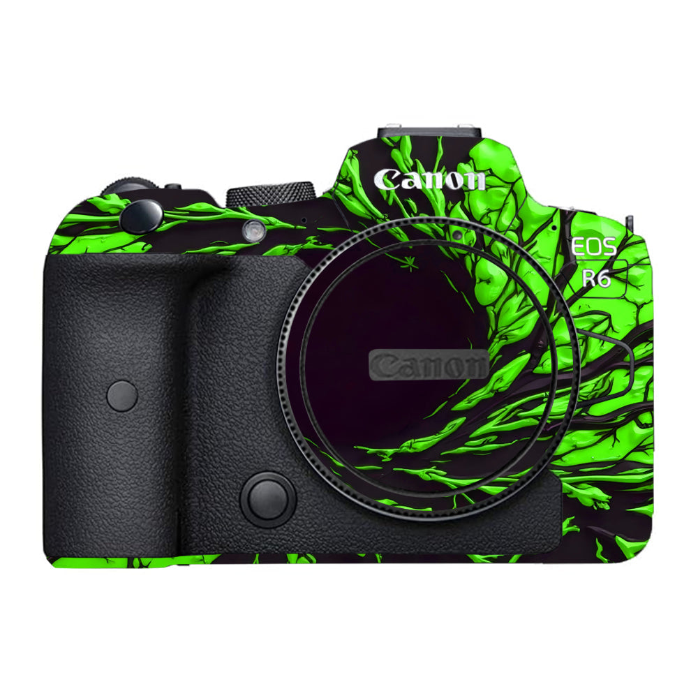 Venom Green Canon EOS R6 Mark I Camera Skins